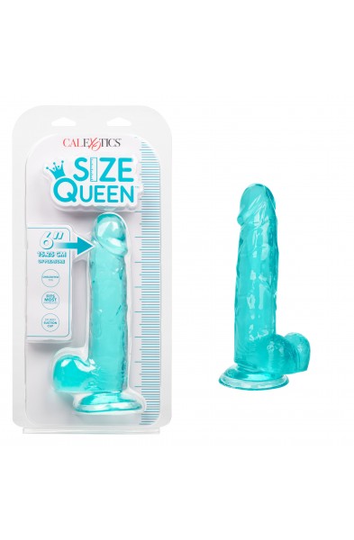 Size Queen 6 Inch - 15.25 Cm - Blue