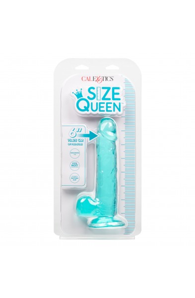 Size Queen 6 Inch - 15.25 Cm - Blue