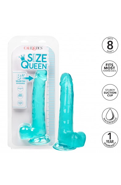 Size Queen 8 Inch - Blue