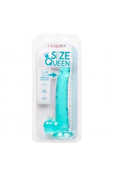 Size Queen 8 Inch - Blue