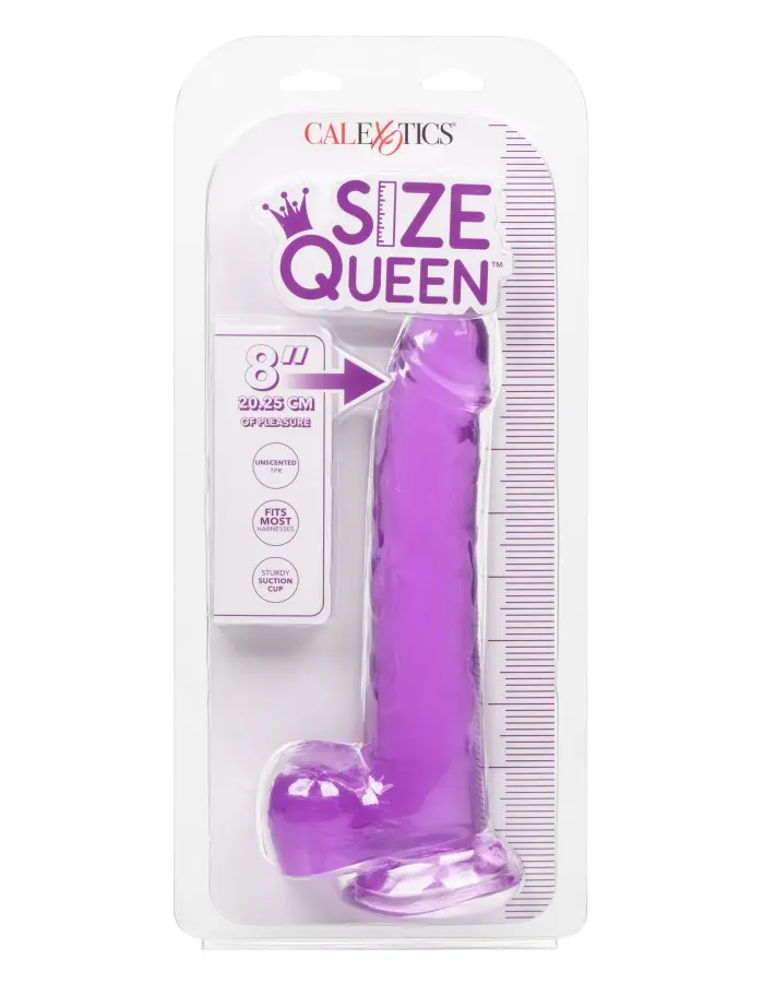 Size Queen 8 Inch - Purple