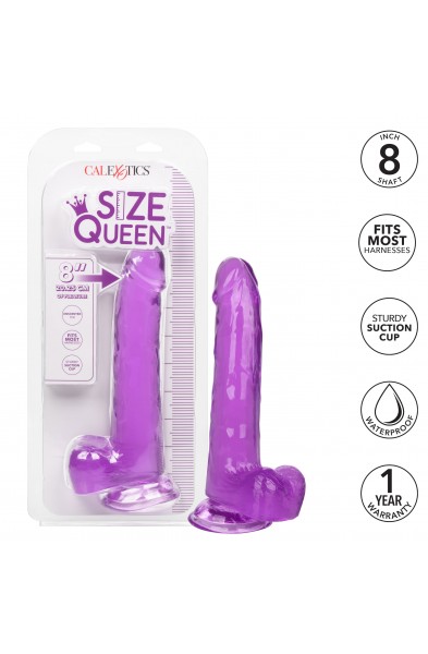 Size Queen 8 Inch - Purple