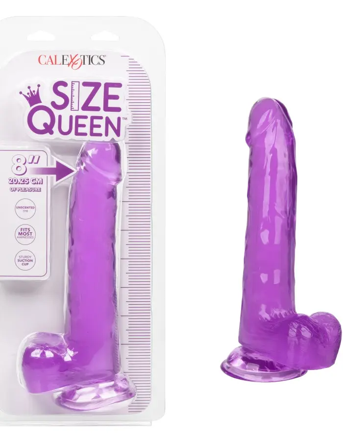 Size Queen 8 Inch - Purple