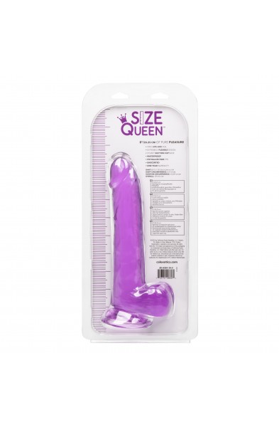 Size Queen 8 Inch - Purple