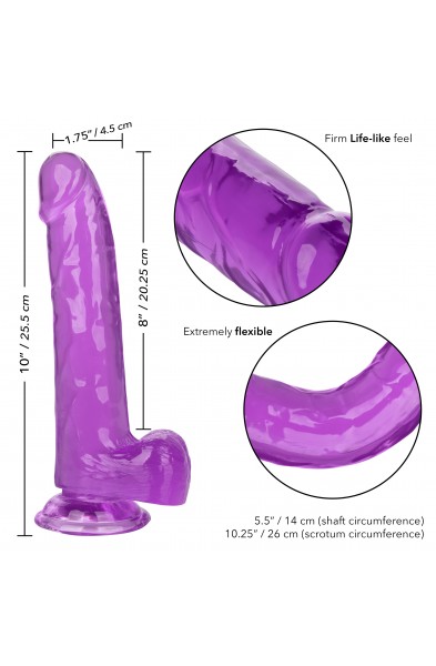 Size Queen 8 Inch - Purple