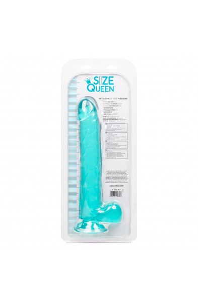 Size Queen 10 inch/25.5 Cm - Blue