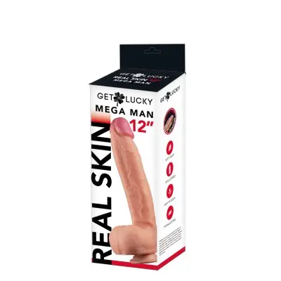 Get Lucky 12 Inch Mega Man Dildo