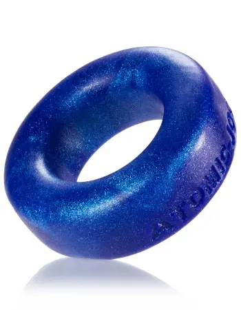 Cock T Comfort Cockring by Atomic Jock Silicone Smoosh - Blueballs