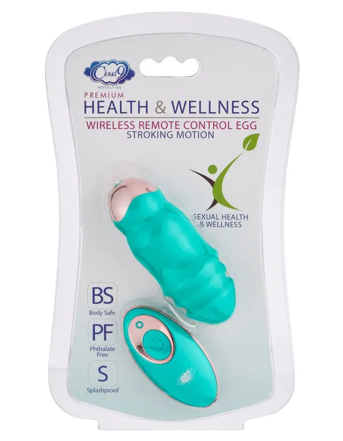 Health and Wellness Wireless Remote Control Egg - Stroking Motion