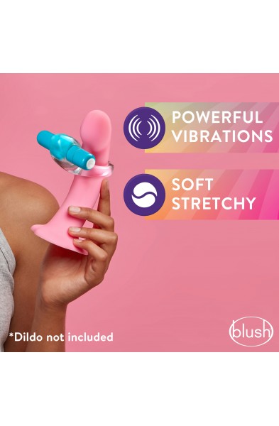 Play With Me  Delight Vibrating C-Ring - Blue