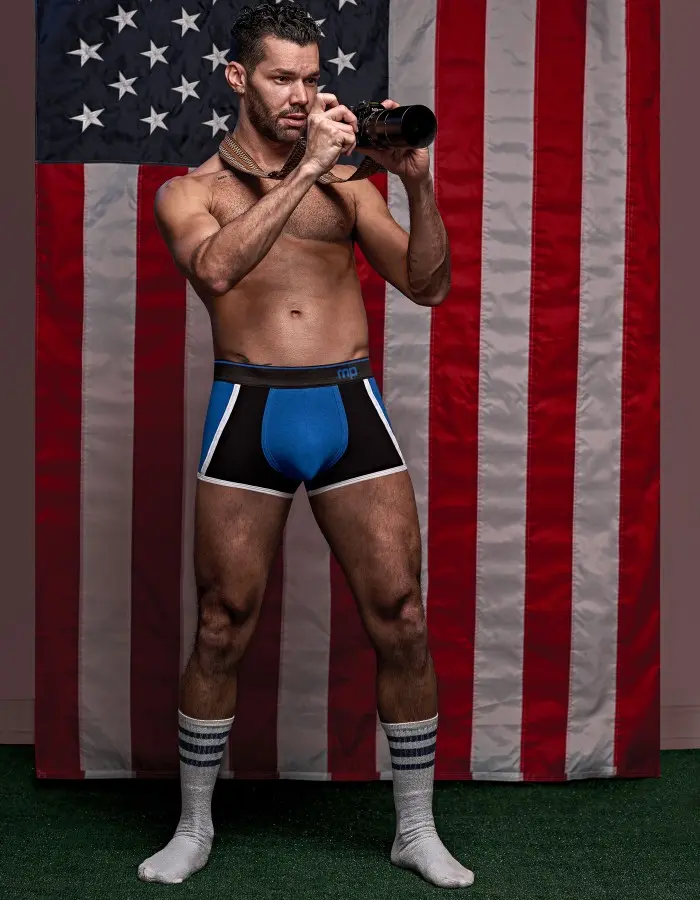 Retro Sport Panel Short - Small - Blue/ Black