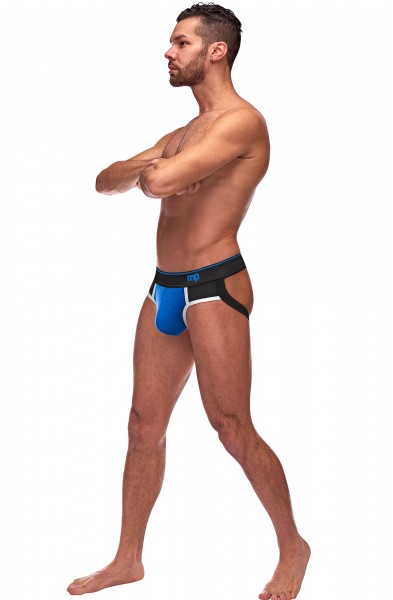 Retro Sport Panel Jock - L/ XL - Black/ Blue