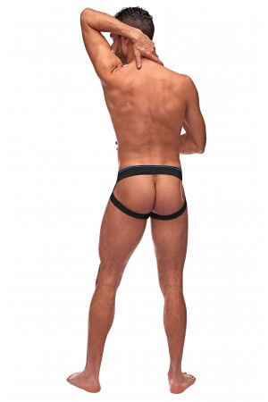 Retro Sport Panel Jock - L/ XL - Black/ Blue