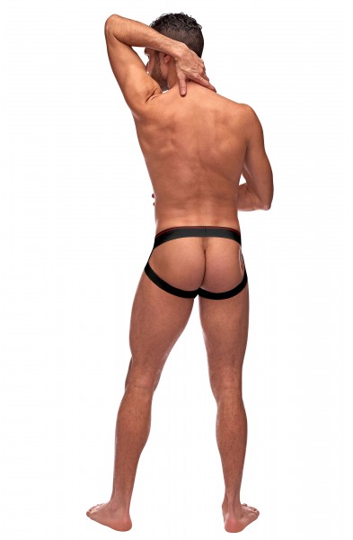 Retro Sport Panel Jock - S/ M - Black/ Blue