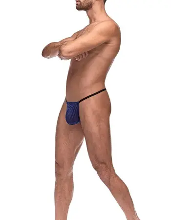 Diamond Mesh Posing Strap - One Size - Navy