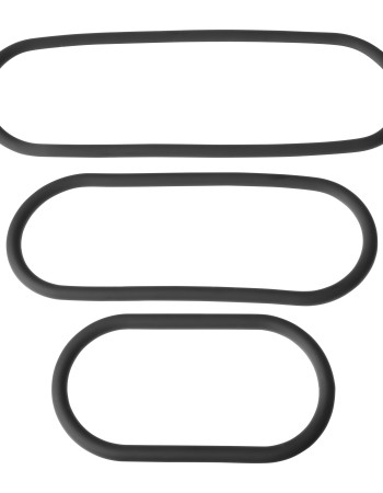 Xplay 3 Pack Silicone Thin Wrap Rings