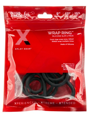 Xplay 3 Pack Silicone Thin Wrap Rings
