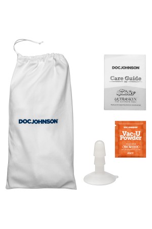 Signature Cocks - Chad White 8.5 Inch Ultraskyn  Cock With Removable Vac-U-Lock Suction Cup