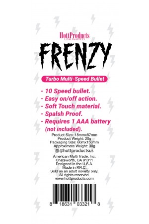 Frenzy - Power Bullet- Pink