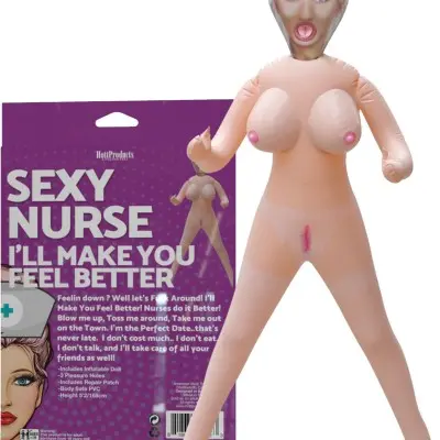 Sexy Nurse - Inflatable Party Doll