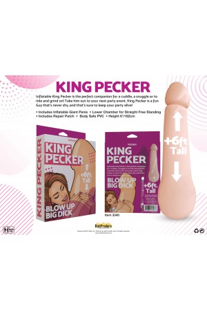 King Pecker- 6 Foot Giant Inflatable Penis