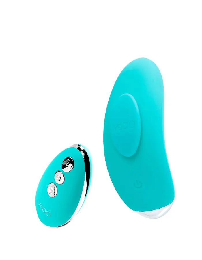 Niki Rechargeable Flexible Magnetic Panty Vibe - Turquoise