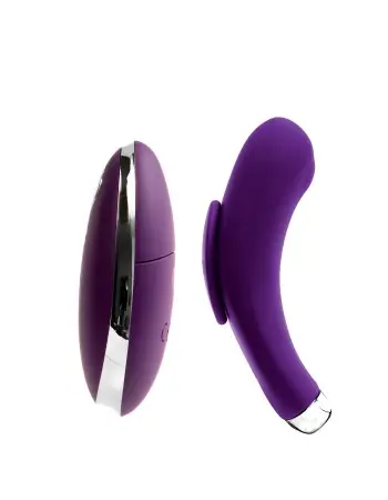 Niki Rechargeable Flexible Magnetic Panty Vibe - Purple