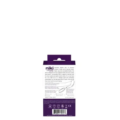 Niki Rechargeable Flexible Magnetic Panty Vibe - Purple