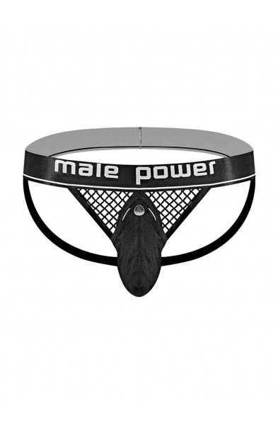 Cock Pit Net Cock Ring Jock - L/ XL - Black