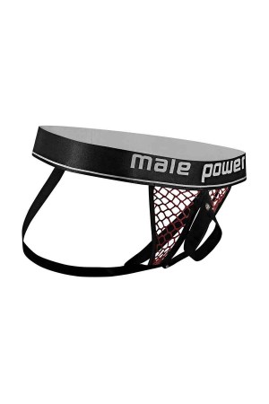 Cock Pit Net Cock Ring Jock - S/ M - Burgundy