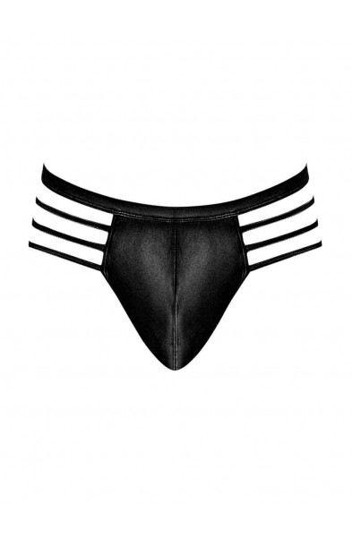 Cage Matte Cage Thong - L/ XL - Black