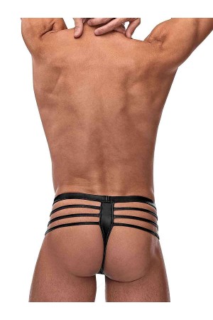 Cage Matte Cage Thong - S/ M - Black