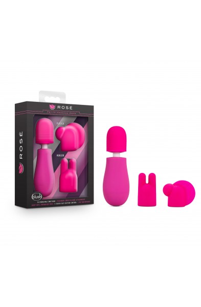 Rose - Petite Massage Wand - Pink