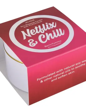 Massage Candle - Netflix and Chill - Berry Yummy - 4 Oz. Jar