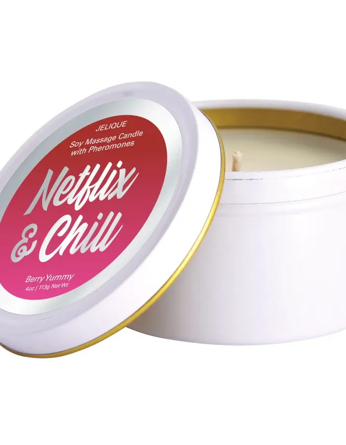 Massage Candle - Netflix and Chill - Berry Yummy - 4 Oz. Jar