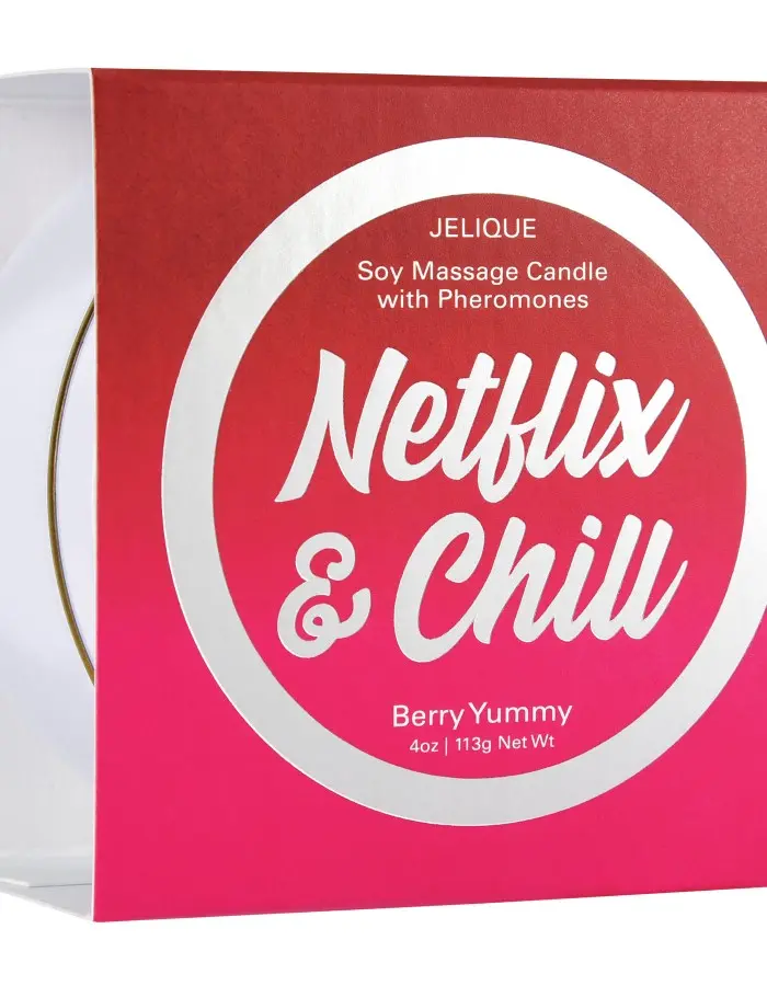 Massage Candle - Netflix and Chill - Berry Yummy - 4 Oz. Jar