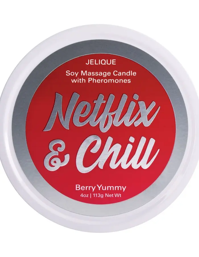 Massage Candle - Netflix and Chill - Berry Yummy - 4 Oz. Jar