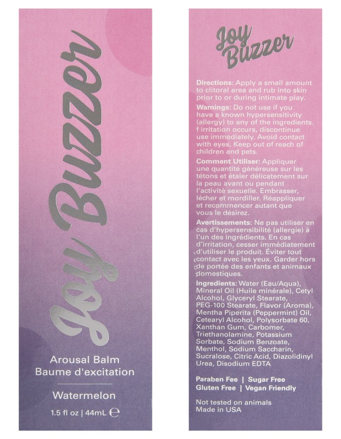 Joy Buzzer - Watermelon - 1.5 Fl. Oz./ 44ml