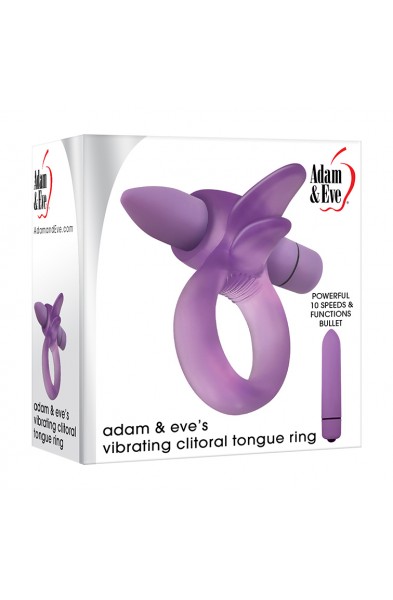 Adam and Eves Vibrating Clitoral Tongue Ring