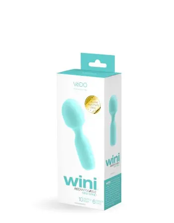 Wini Rechargeable Mini Wand - Turquoise