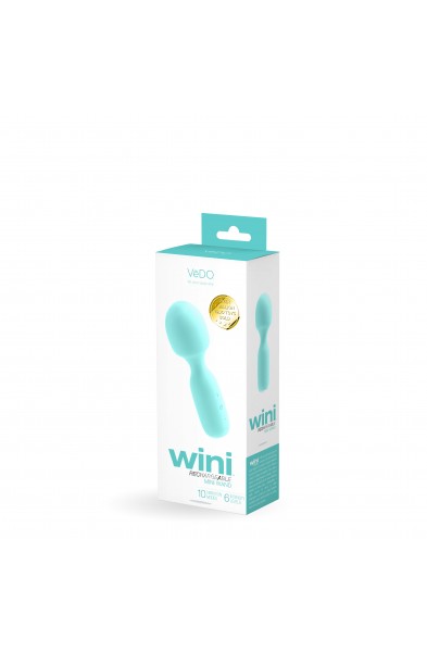 Wini Rechargeable Mini Wand - Turquoise