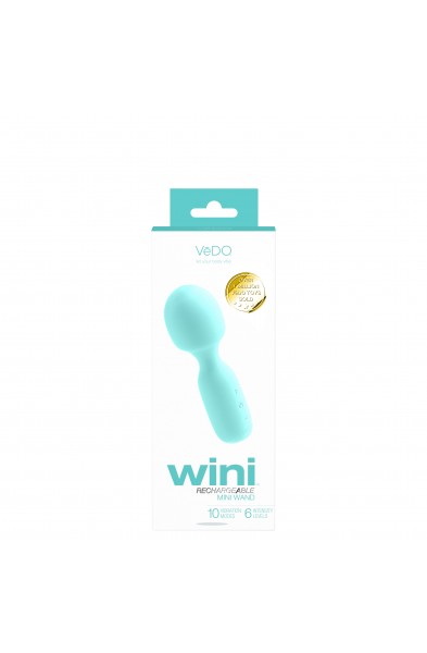 Wini Rechargeable Mini Wand - Turquoise