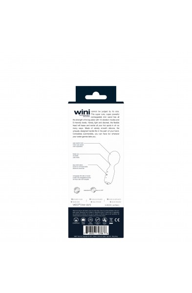 Wini Rechargeable Mini Wand - Black