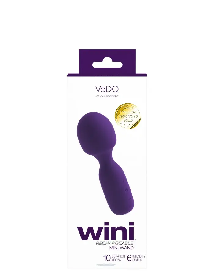 Wini Rechargeable Mini Wand - Purple