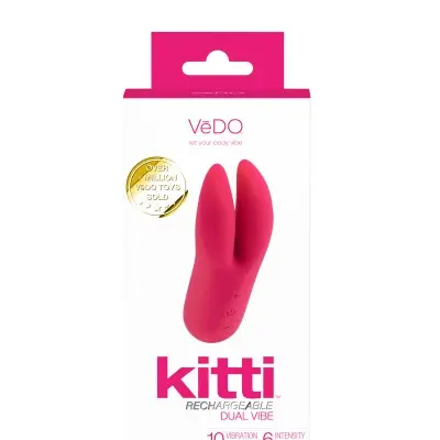 Kitti Rechargeable Dual Vibe - Foxy Pink
