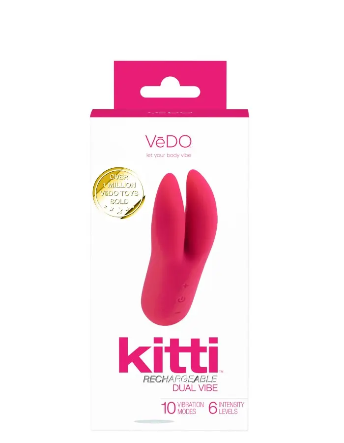 Kitti Rechargeable Dual Vibe - Foxy Pink