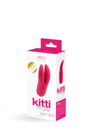 Kitti Rechargeable Dual Vibe - Foxy Pink