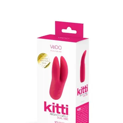 Kitti Rechargeable Dual Vibe - Foxy Pink