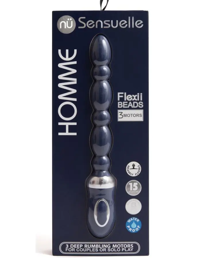 Homme Flexii Beads - Navy Blue