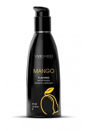 Aqua Mango Flavored Water Based Intimate Lubricant - 2 Fl. Oz.